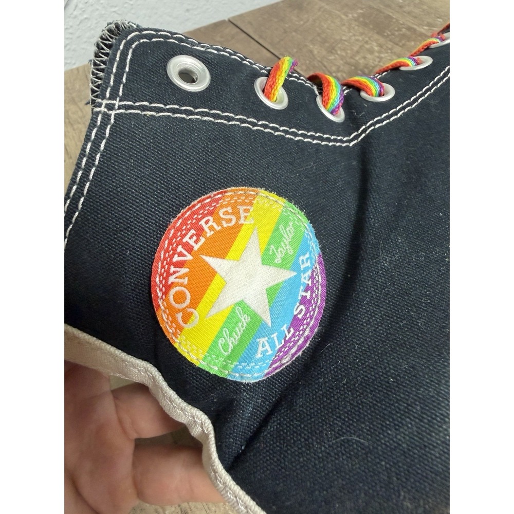 Converse By You Chuck Taylor Lift Platform High Rainbow Women's 8.5 Pride - Picture 6 of 8